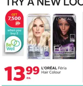 Rexall L'ORÉAL Féria Hair Colour offer