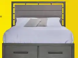 Leon's Chelsea 3-Piece Queen Storage Bed - Grey offer