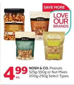 Rexall NOSH & CO. Peanuts or Nut Mixes offer