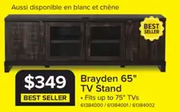 Leon's Brayden 65 TV Stand - Charcoal offer