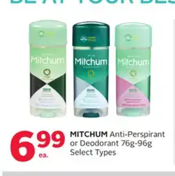 Rexall MITCHUM Anti-Perspirant or Deodorant offer