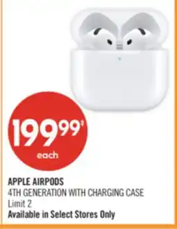 Shoppers Drug Mart APPLE AIRPODS 4TH GENERATION WITH CHARGING CASE offer