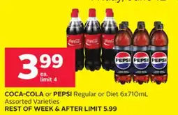 Rexall COCA-COLA or PEPSI Regular or Diet offer