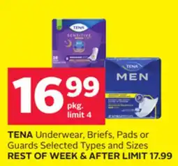 Rexall Underwear, Briefs, Pads or Guards offer