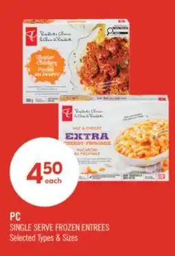 Shoppers Drug Mart PC SINGLE SERVE FROZEN ENTREES offer