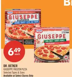 Shoppers Drug Mart DR. OETKER GIUSEPPE FROZEN PIZZA offer