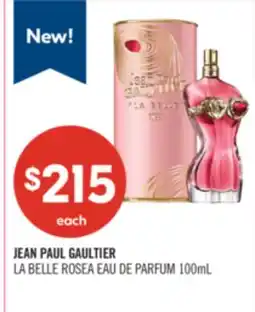 Shoppers Drug Mart JEAN PAUL GAULTIER LA BELLE ROSEA EAU DE PARFUM offer