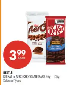 Shoppers Drug Mart NESTLÉ KIT KAT or AERO CHOCOLATE BARS offer