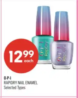Shoppers Drug Mart O∙P∙I RAPIDRY NAIL ENAMEL offer