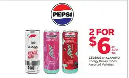 Rexall CELSIUS or ALANI NU Energy Drinks offer