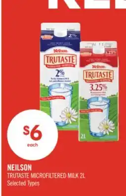 Shoppers Drug Mart NEILSON TRUTASTE MICROFILTERED MILK offer