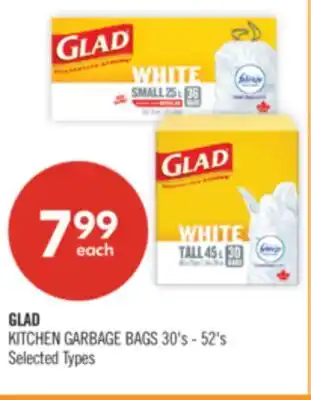 Shoppers Drug Mart GLAD KITCHEN GARBAGE BAGS offer