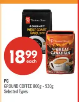 Shoppers Drug Mart PC GROUND COFFEE offer