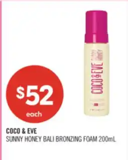 Shoppers Drug Mart COCO & EVE SUNNY HONEY BALI BRONZING FOAM offer