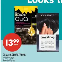Shoppers Drug Mart OLIA or COLORSTRONG HAIR COLOUR offer