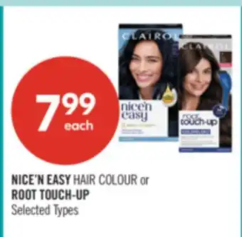 Shoppers Drug Mart NICE'N EASY HAIR COLOUR or ROOT TOUCH-UP offer