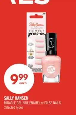 Shoppers Drug Mart SALLY HANSEN MIRACLE GEL NAIL ENAMEL or FALSE NAILS offer