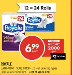 Shoppers Drug Mart ROYALE BATHROOM TISSUE offer