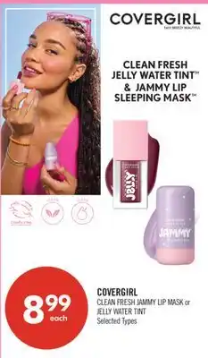 Shoppers Drug Mart COVERGIRL CLEAN FRESH JAMMY UP MASK or JELLY WATER TINT offer