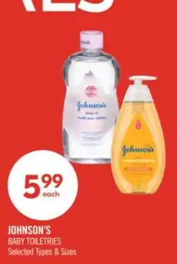 Shoppers Drug Mart JOHNSON'S BABY TOILETRIES offer