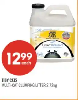 Shoppers Drug Mart TIDY CATS MULTI-CAT CLUMPING LITTER offer