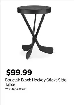 Walmart Bouclair Black Hockey Sticks Side Table offer