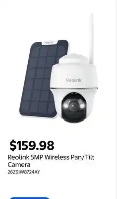 Walmart Reolink 5MP Wireless Pan/Tilt Camera offer