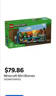 Walmart Minecraft Mini Biomes offer