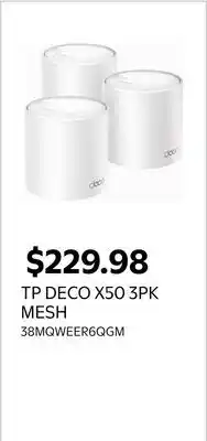 Walmart TP DECO X50 3PK MESH offer