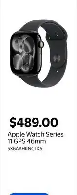 Walmart Apple Watch Series 11 GPS 46mm offer