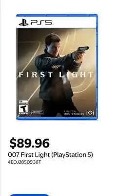 Walmart 007 First Light (PlayStation 5) offer