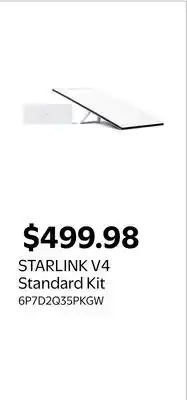 Walmart STARLINK V4 Standard Kit offer
