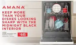 Leon's Amana 59 dBA Dishwasher with Dark Gray Interior offer