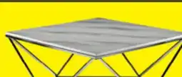 Leon's Lynn 39 Coffee Table - Marble and Stainless Steel offer
