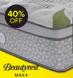 Leon's Beautyrest Max+ Lumen Euro Top Luxury Firm Queen Mattress offer