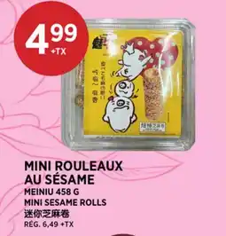 Kim Phat MEINIU 458 G MINI SESAME ROLLS offer