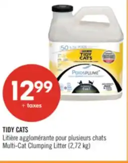 Pharmaprix TIDY CATS Multi-Cat Clumping Litter offer
