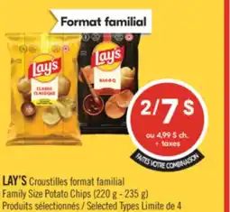 Pharmaprix LAY'S Family Size Potato Chips offer