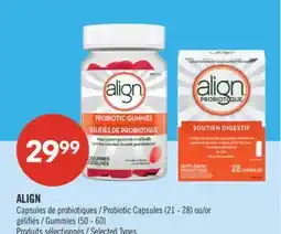Pharmaprix ALIGN Probiotic Capsules (21 - 28) or Gummies (50 - 60) offer
