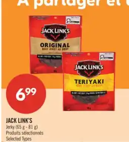 Pharmaprix JACK LINK'S Jerky offer