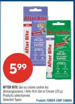 Pharmaprix AFTER BITE Anti-Itch Gel or Cream offer