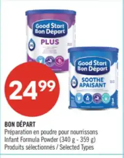 Pharmaprix BON DÉPART Infant Formula Powder offer
