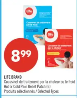 Pharmaprix LIFE BRAND Hot or Cold Pain Relief Patch offer