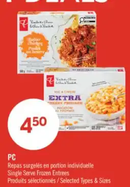 Pharmaprix PC Single Serve Frozen Entrees offer