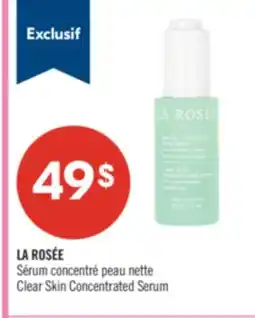 Pharmaprix LA ROSÉE Clear Skin Concentrated Serum offer