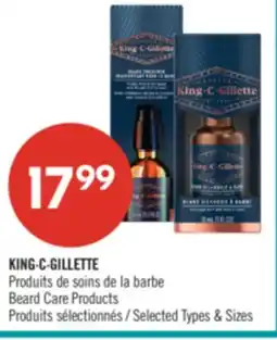 Pharmaprix KING.C.GILLETTE Beard Care Products offer