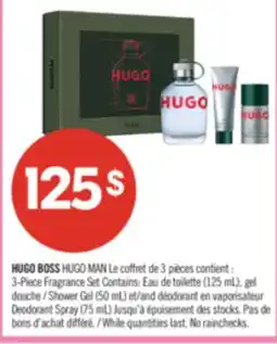 Pharmaprix HUGO BOSS HUGO MAN 3-Piece Fragrance Set Contains: offer