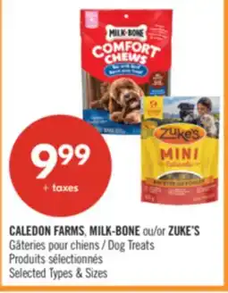 Pharmaprix CALEDON FARMS, MILK-BONE Dog Treats offer