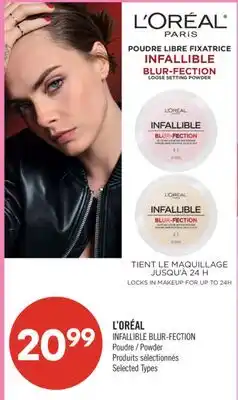 Pharmaprix L'ORÉAL INFALLIBLE BLUR-FECTION Powder offer