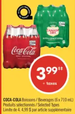 Pharmaprix COCA-COLA Beverages offer